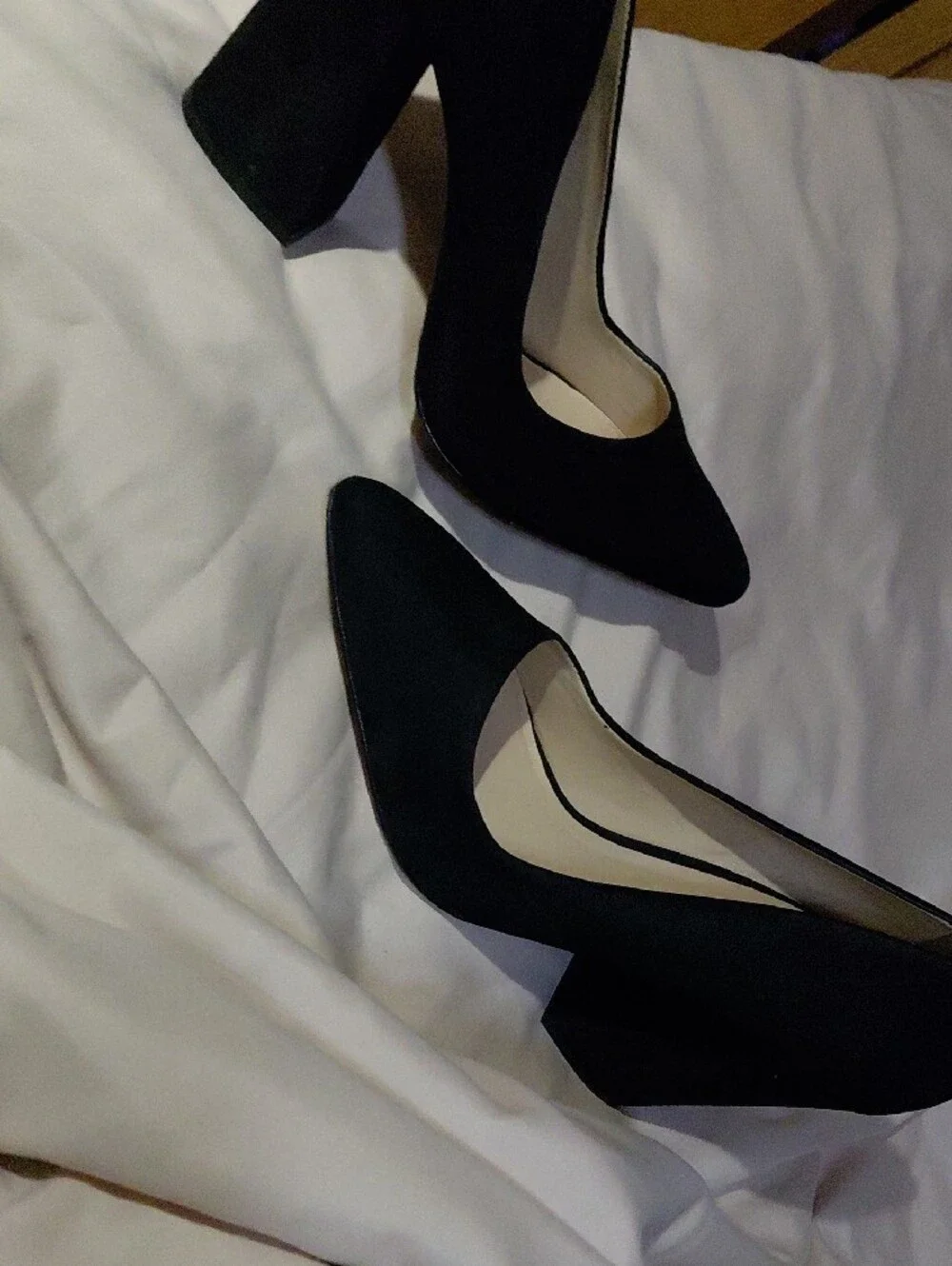 Vince Camuto Black Pointed-Toe Stiletto Pumps